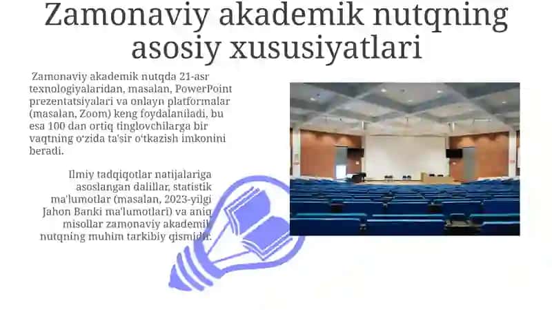 Zamonaviy akademik nutqning asosiy xususiyatlari 3