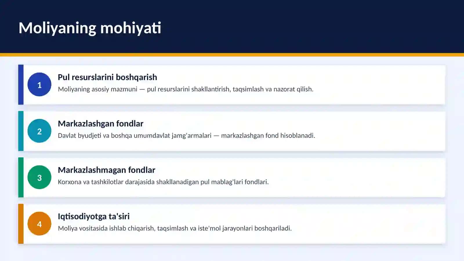 MOLIYA TIZIMI VA MOLIYAVIY SIYOSAT 3