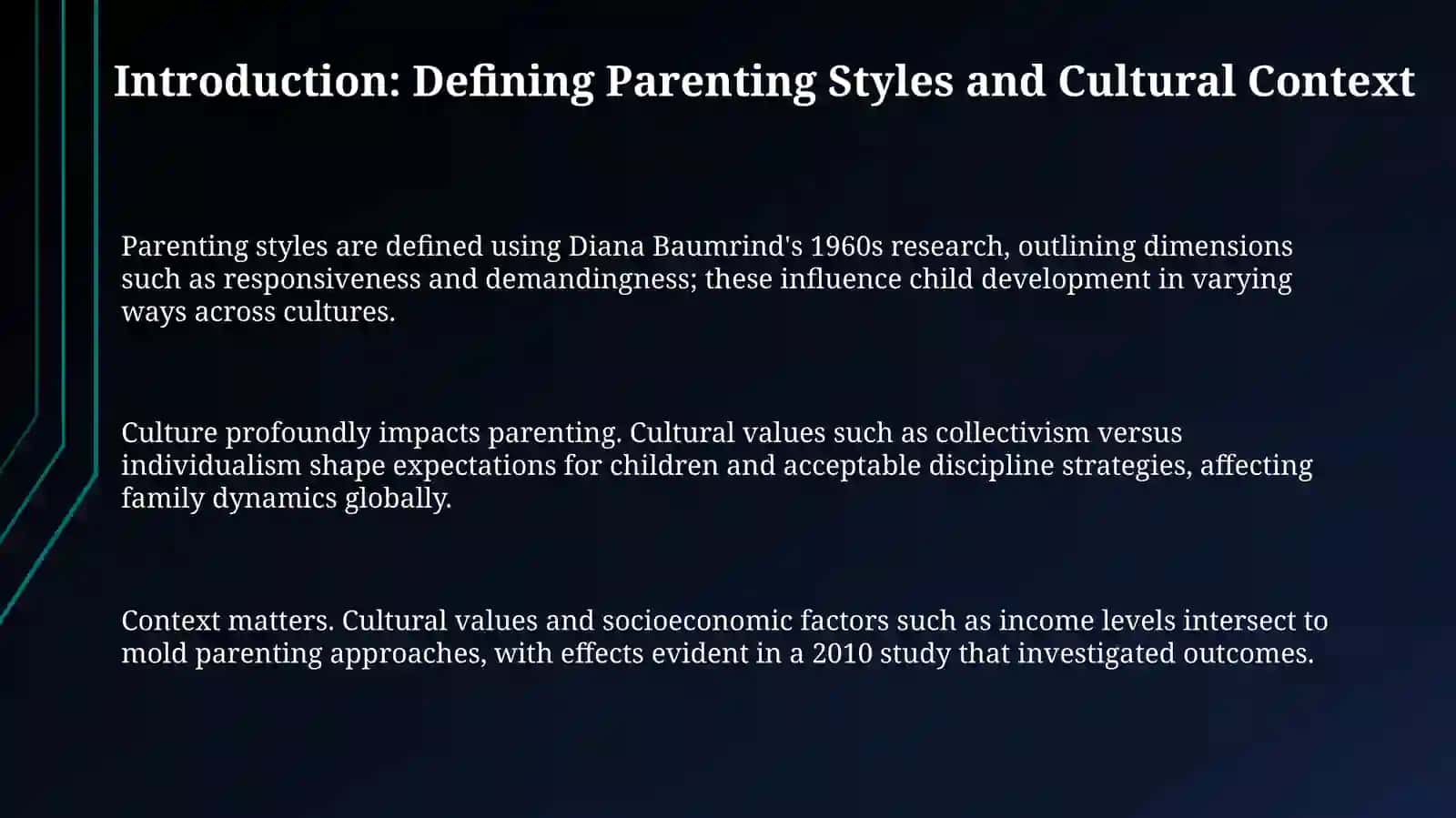 Presentation on Parenting Styles across Cultures 3