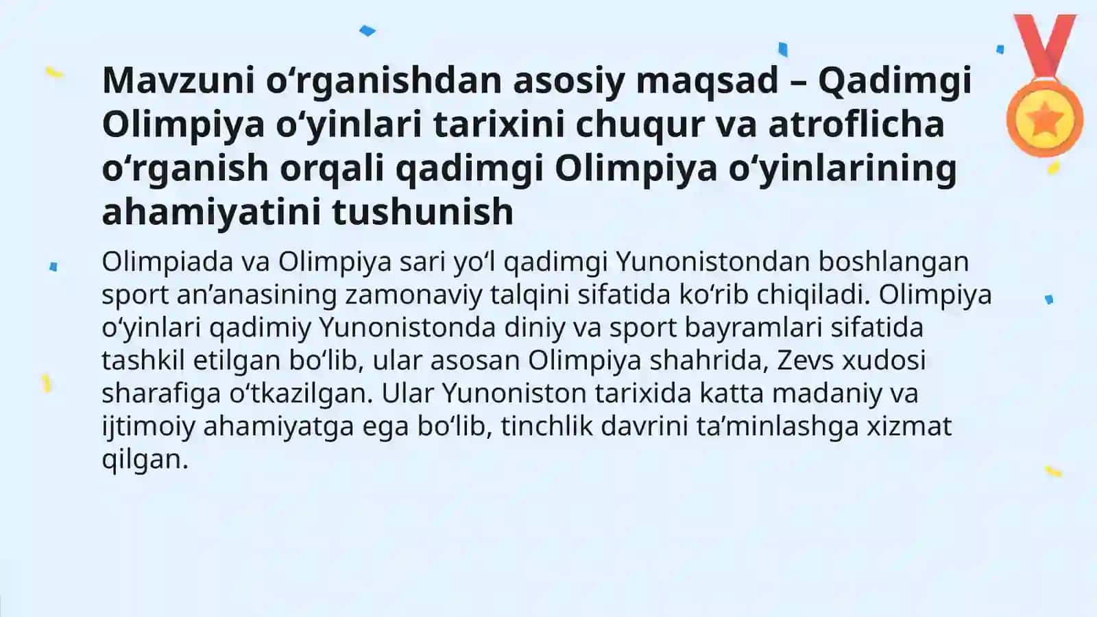 Qadimgi Olimpiada O‘yinlari 3
