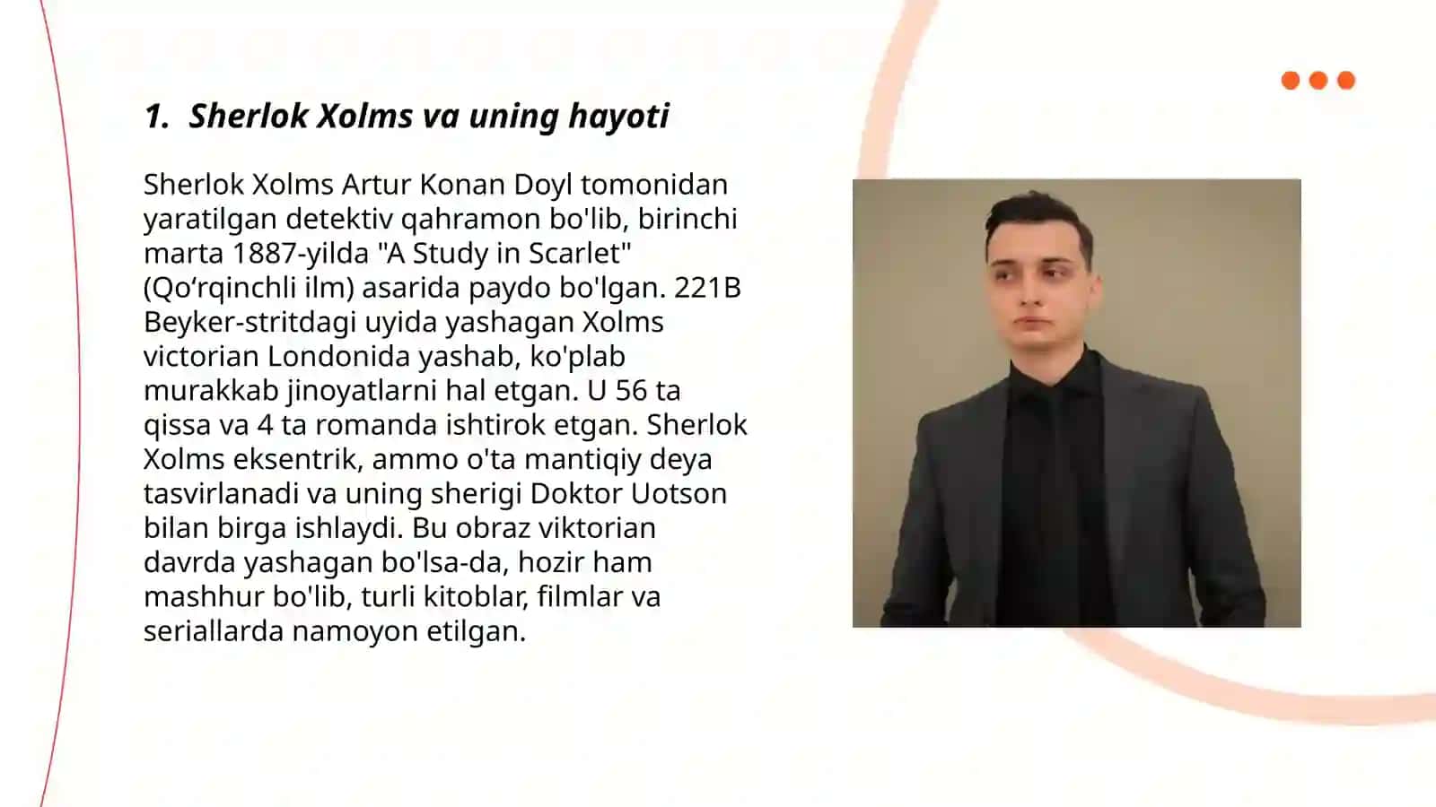 Artur Konan Doylning "Sherlok Xolms" asari 3