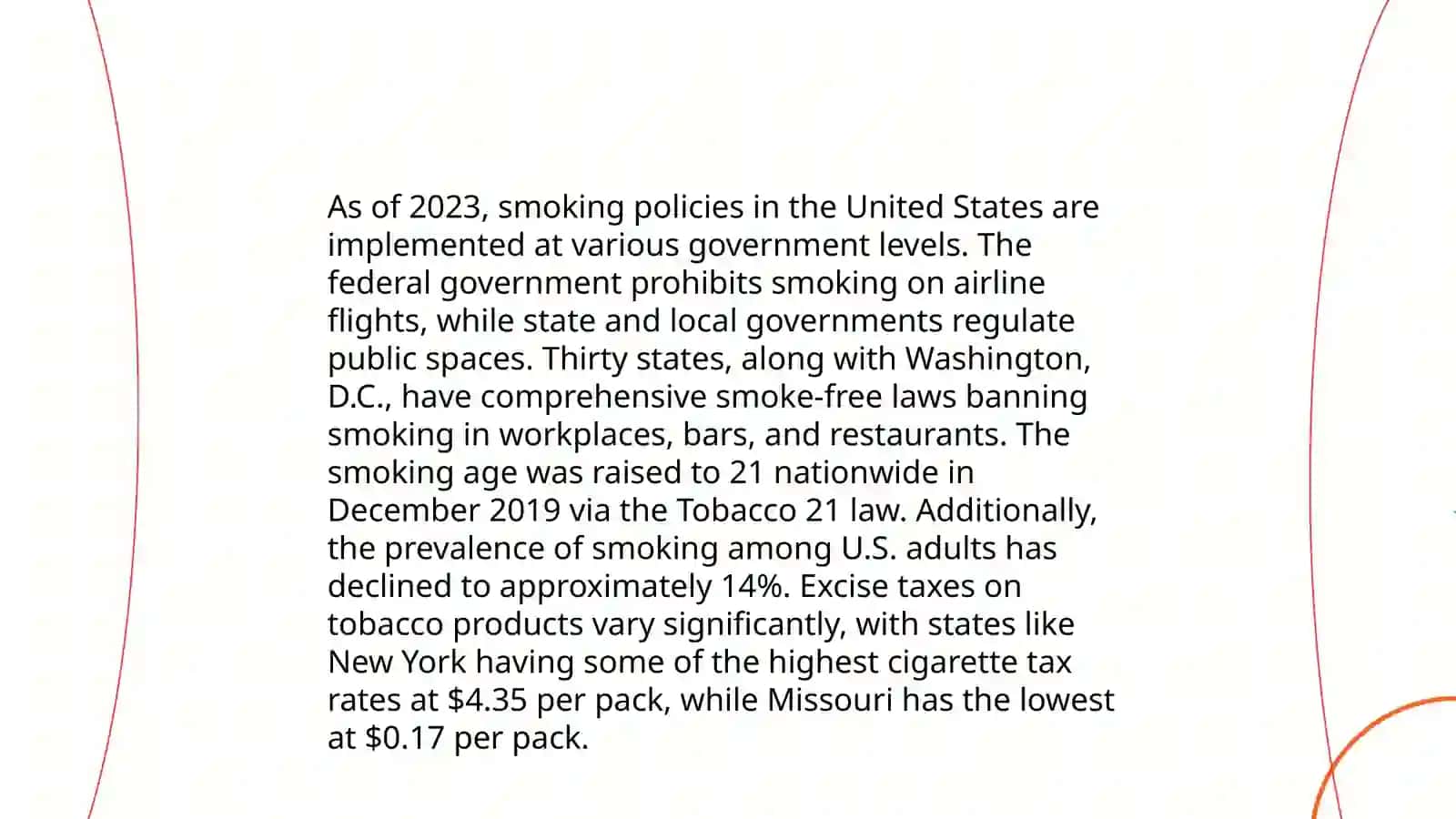 Smoking policy in different countries 3