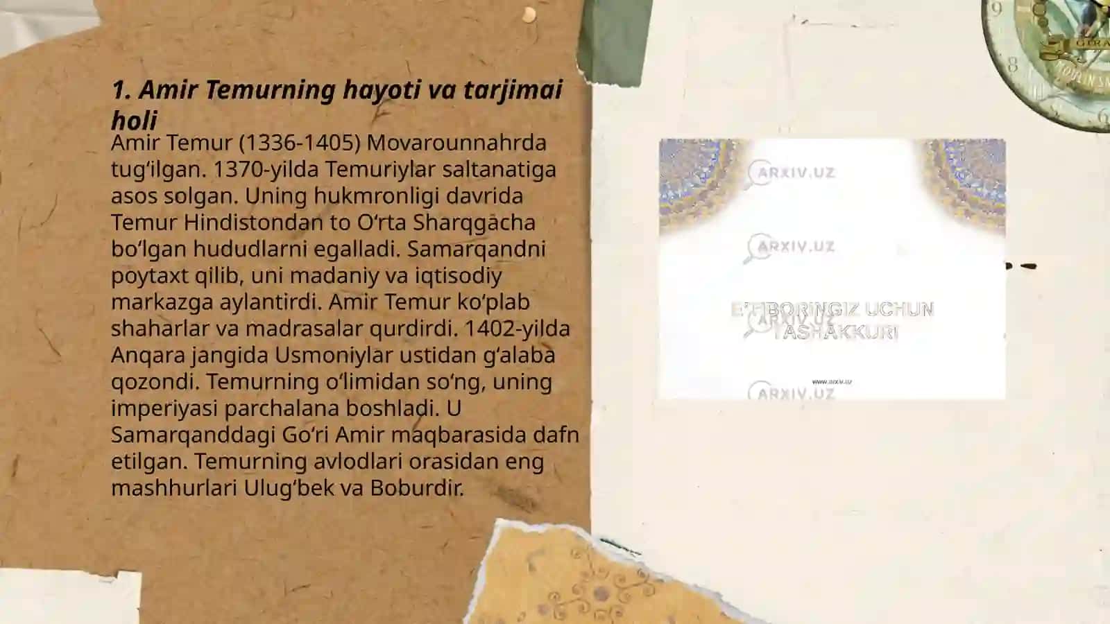 Amir Temur buyuk davlat arbobi 3