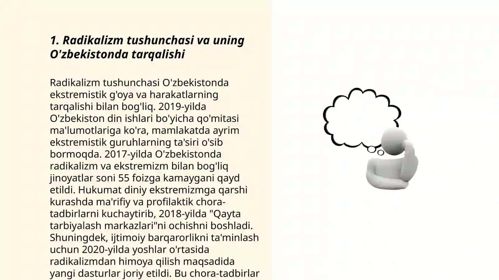 O'zbekiston davlat siyosatida radikal oqimlarga qarshi kurashning yo'nalishlari 3