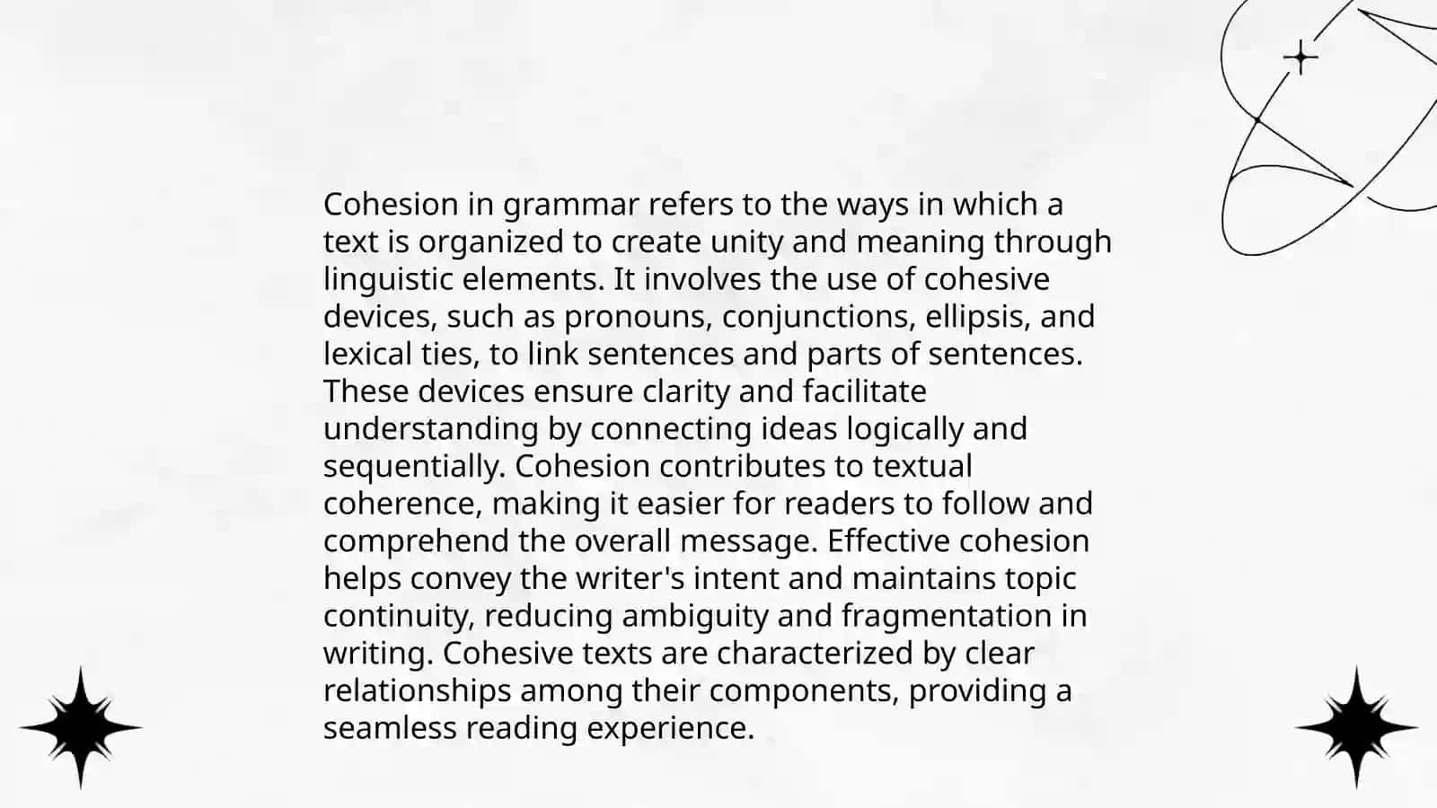 Cohesion in Grammar 3