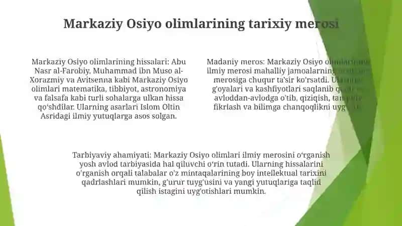 Yuksak Ma'Naviyatli Yoshlarni Tarbiyalashda O'Rta Osiyo Allomalari Ilmiy Merosining O'Rni 3