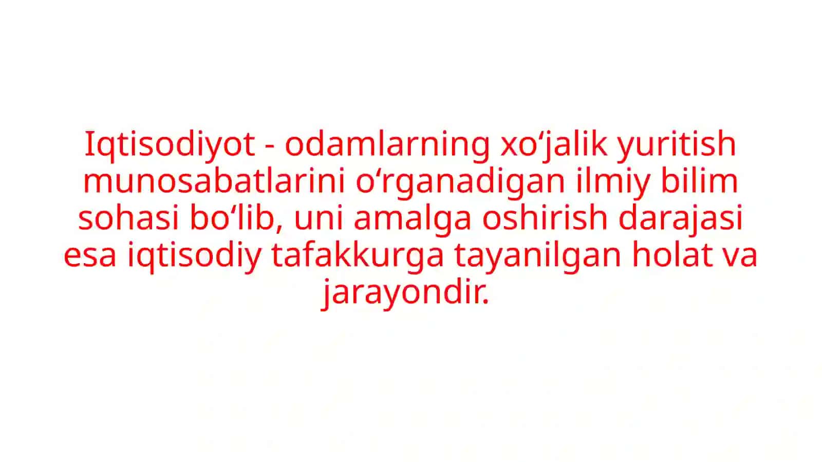 Iqtisodiy ta’limotlar tarixi 3