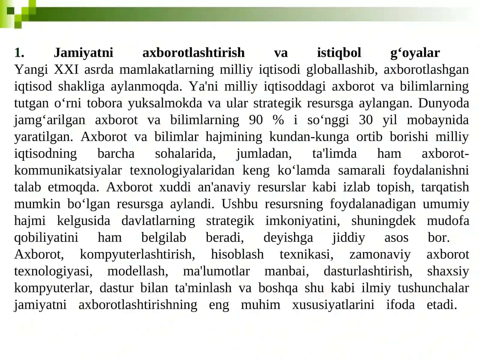 Axborot texnologiyalari va ularning turlari 3