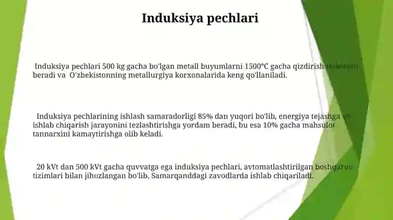 Induksiya pechlari 3