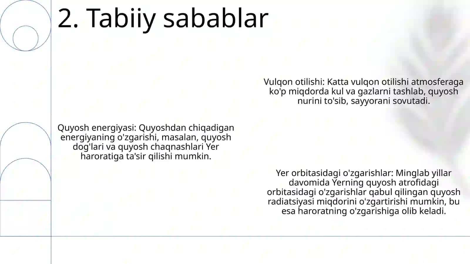 Iqlim O'Zgarishining Asosiy Sabablari 3