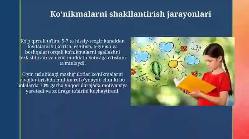 Boshlang‘ich sinf o‘quvchilarining bilim ko‘nikma malakalarini shakllantirish 3