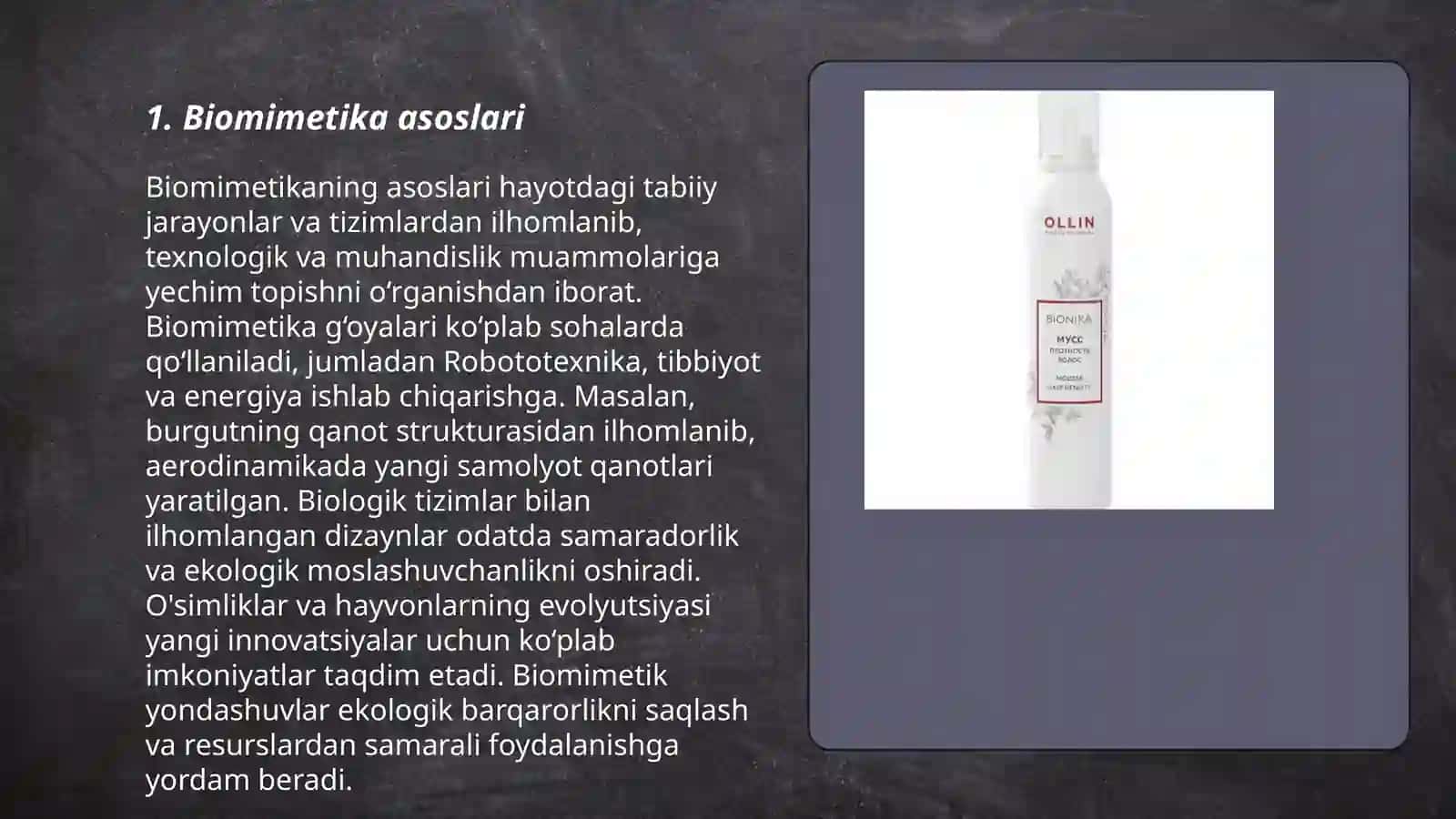 Biomimetika asoslari 3