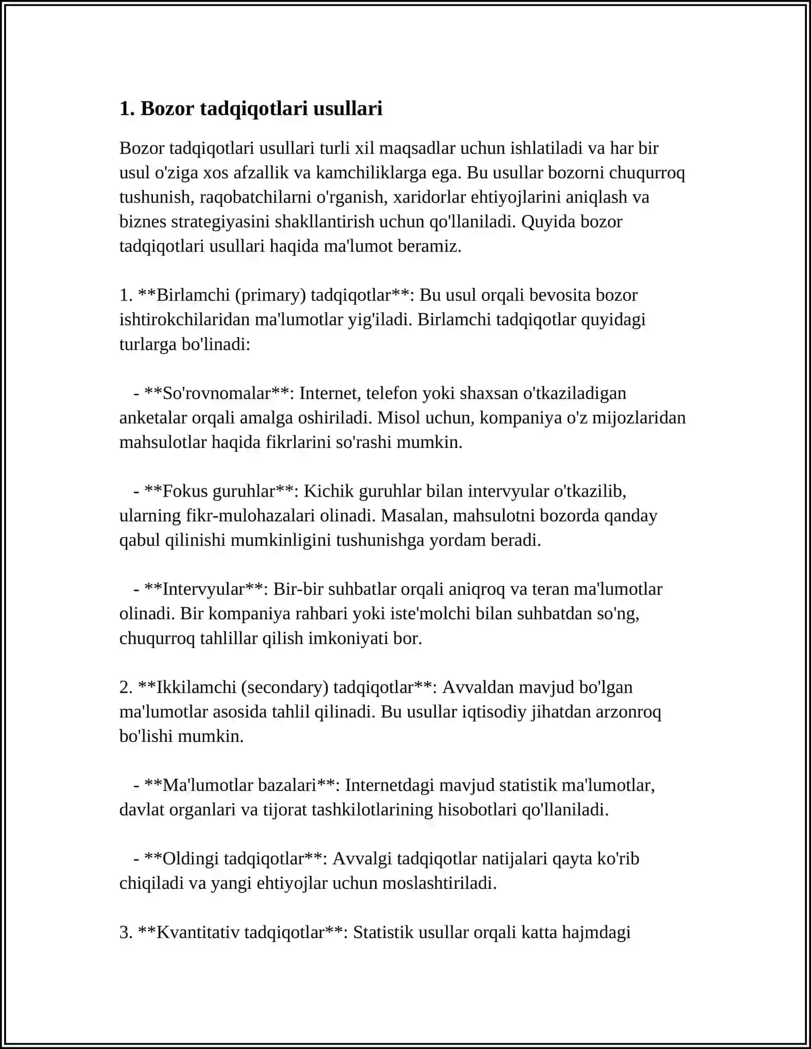 KORXONANING MARKETING FAOLIYATI 3