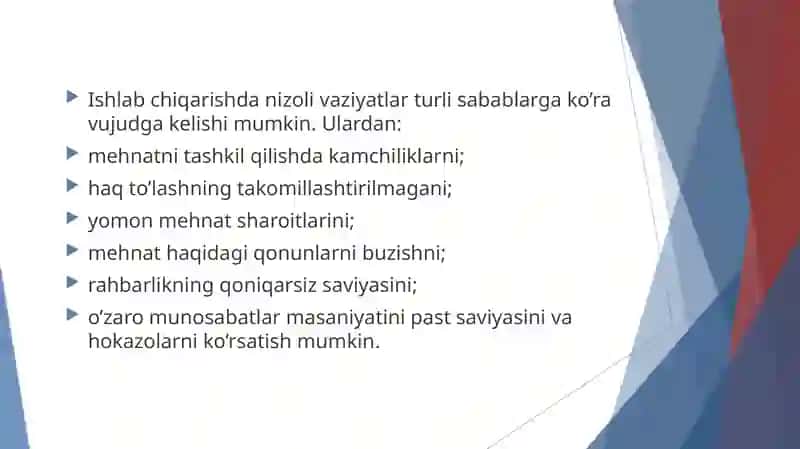 Nizo va stresslarni boshqarish 3