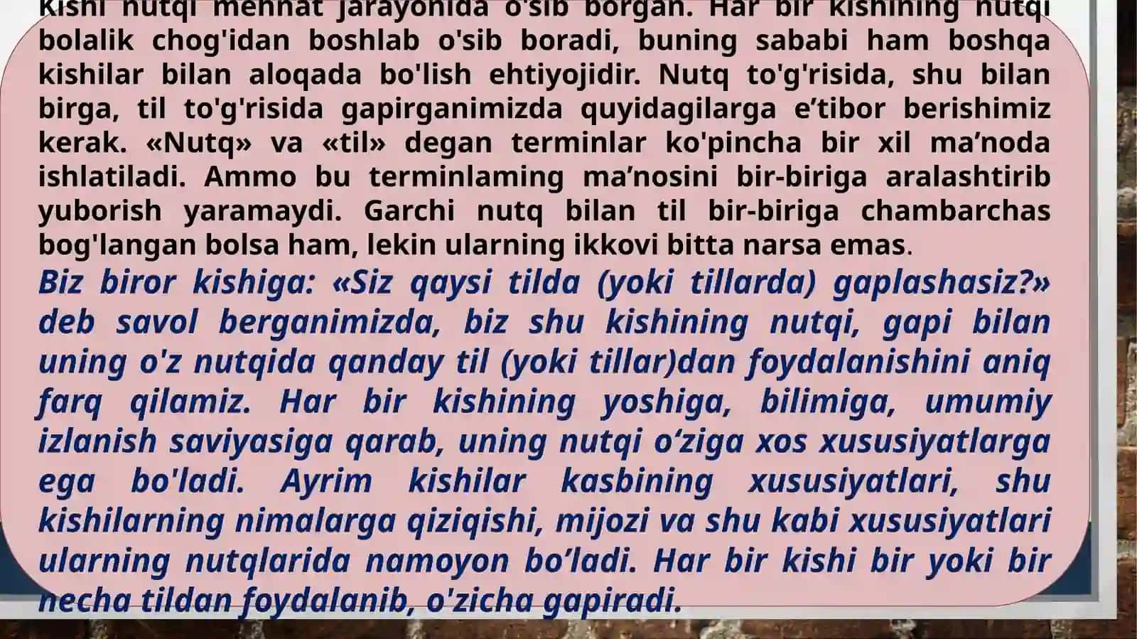 Nutq jarayonining psixologik tasnifi 3