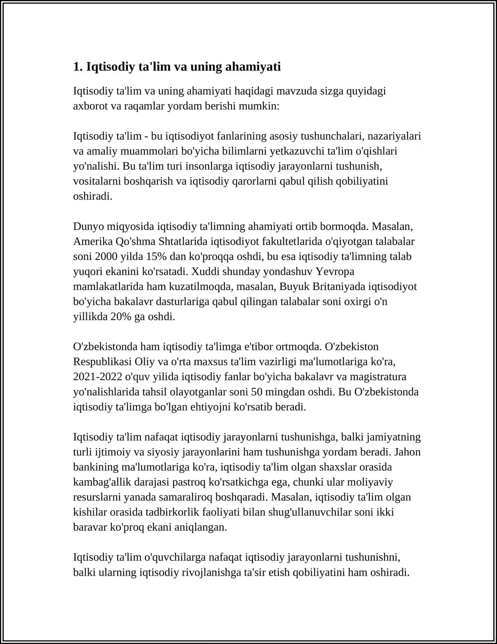IQTISODIY VA EKOLOGIK TARBIYA 3