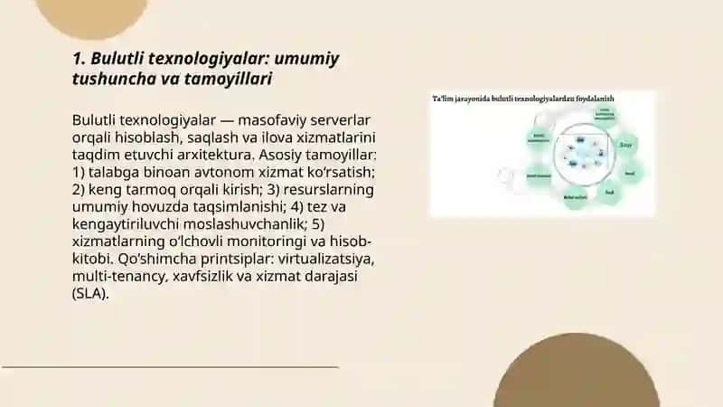 Bulutli texnologiyalar va ularning turlari 3