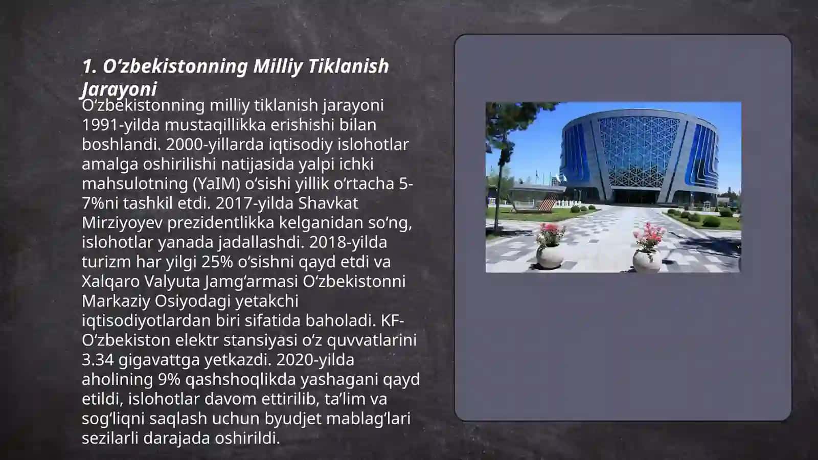 O‘zbekistonning Milliy Tiklanish Jarayoni 3