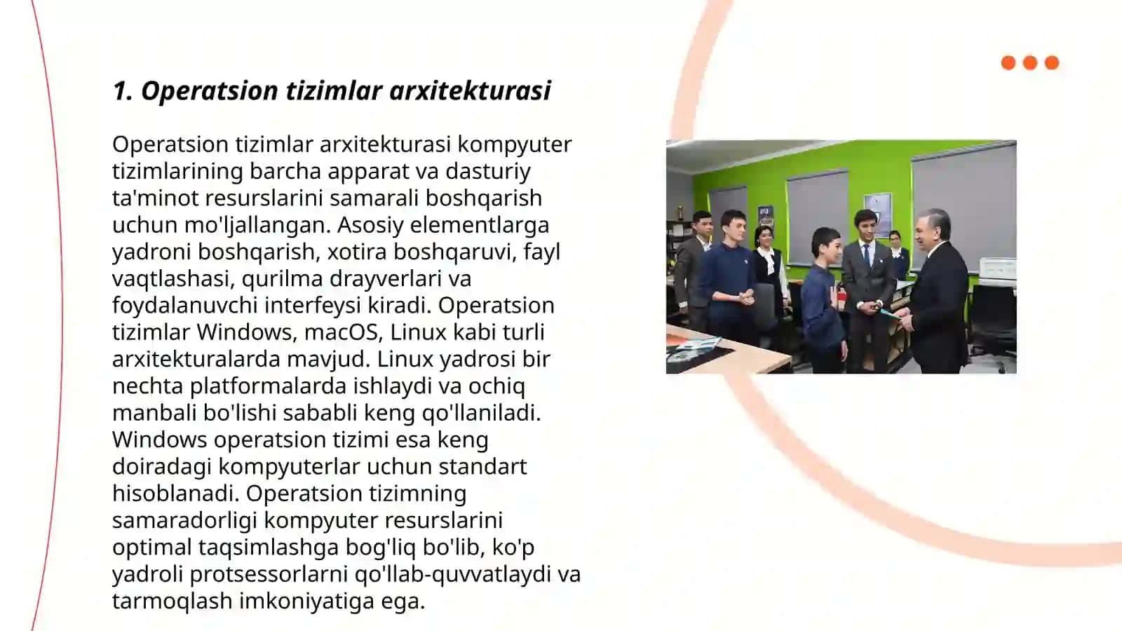 Operatsion tizimlar arxitekturasi 3