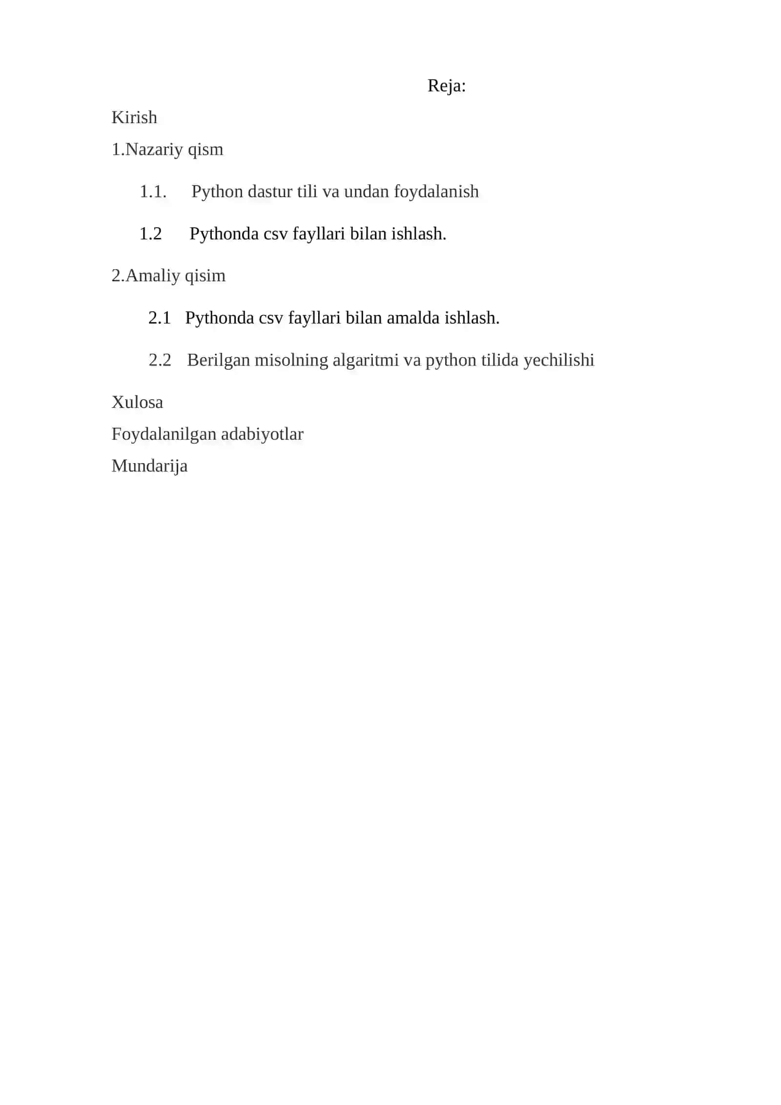 Pythonda csv fayllari bilan ishlash 3