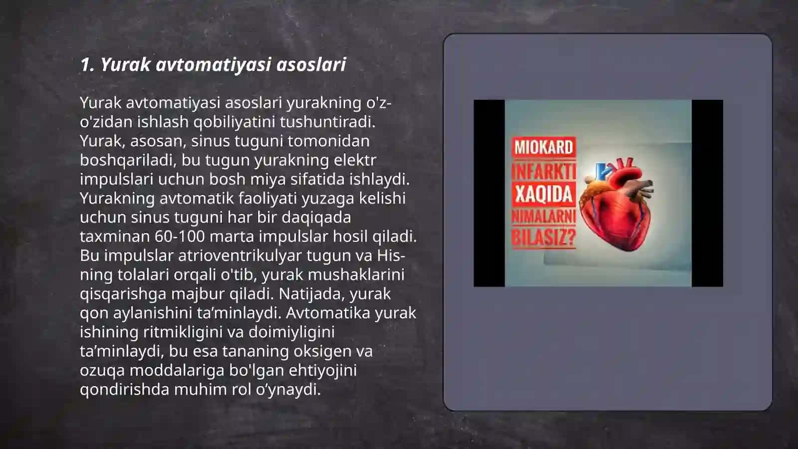 Yurak avtomatiyasining tabiati 3