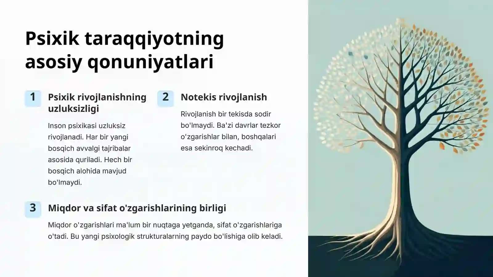 Shaxs psixik taraqqiyot bosqichlari 3