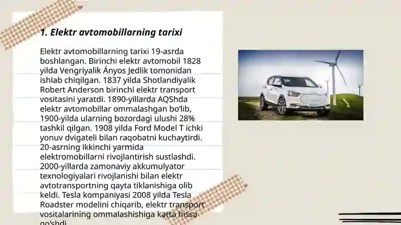 Electric automobiles 3