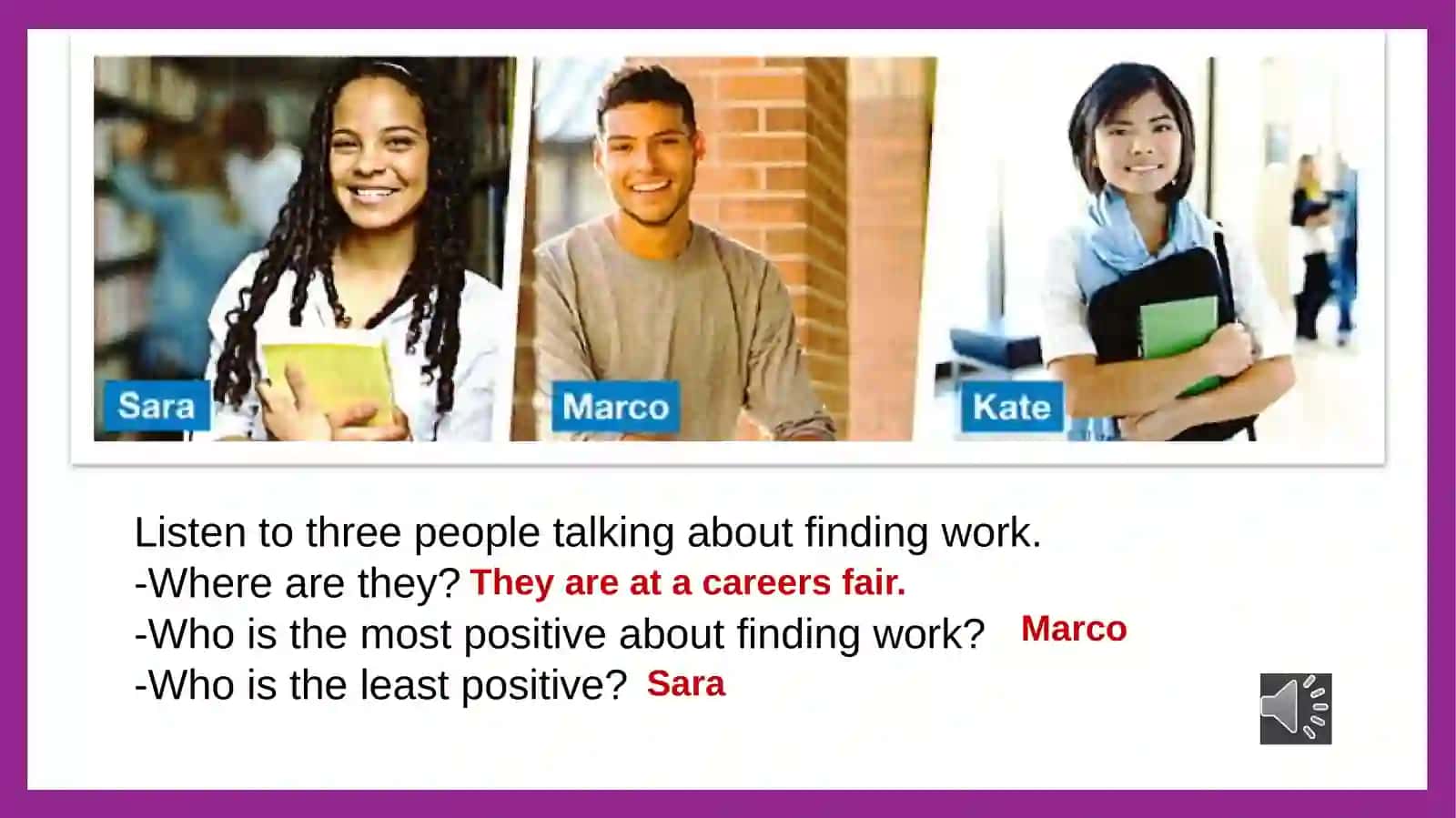 Finding work 3