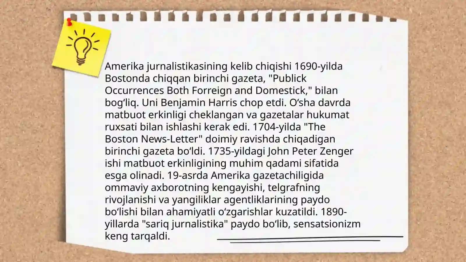 Amerikada jurnalistika tarixi 3