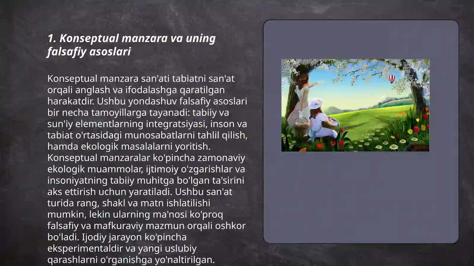 Konseptual va lisoniy manzara 3