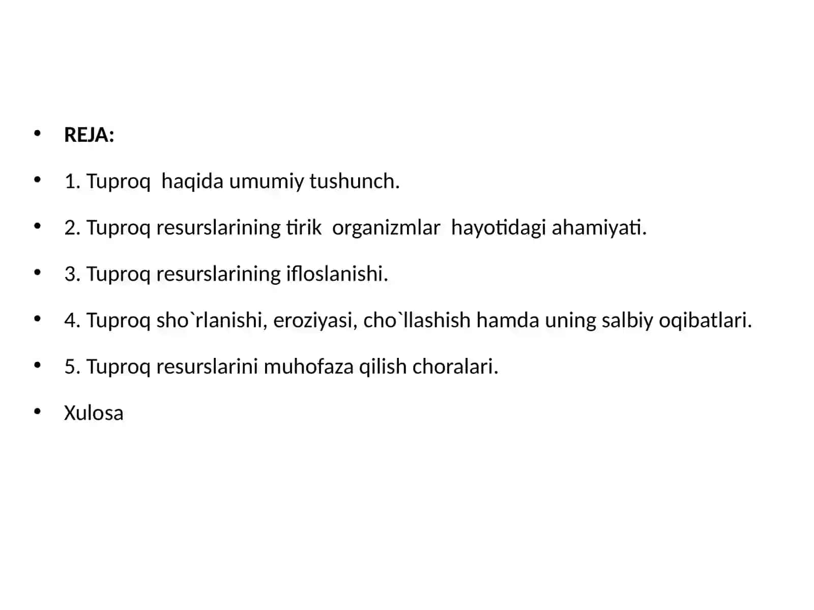 Tuproq resurslarini muhofaza qilish 3