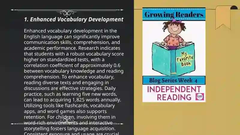 The many benefits of independent reading 3