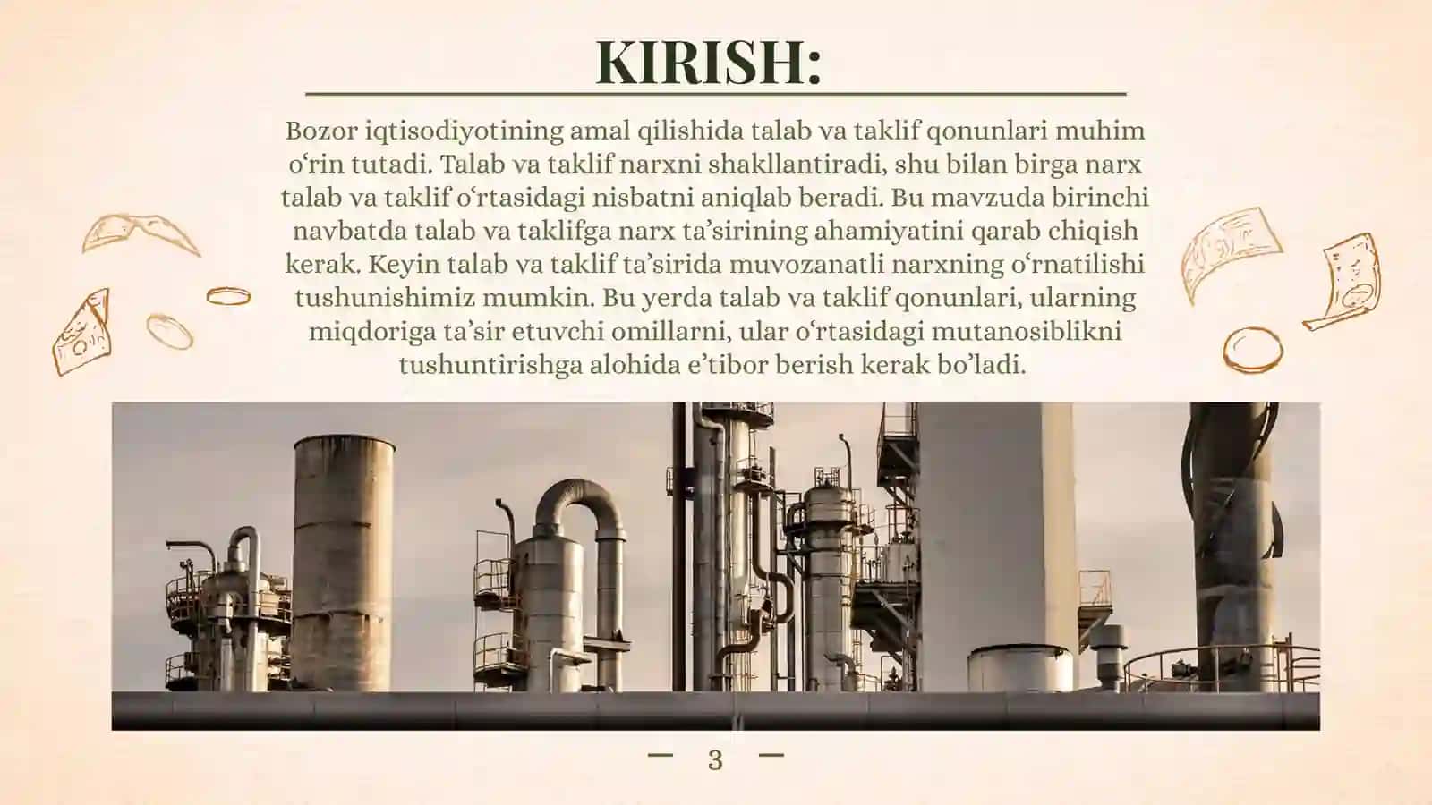 Talab va taklif nazariyasi 3