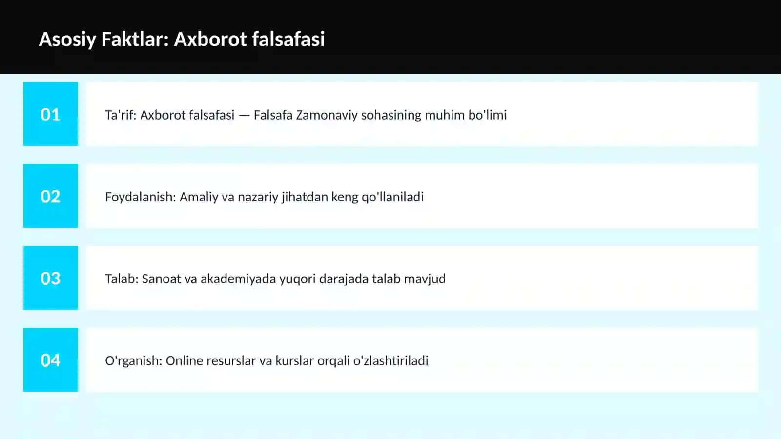 Axborot falsafasi 3