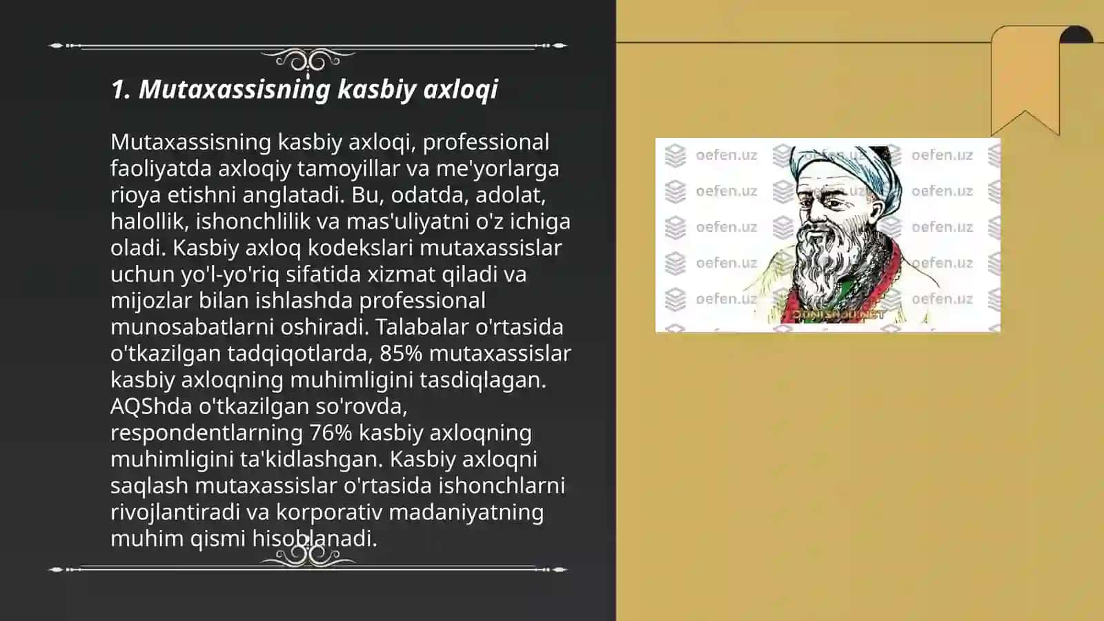 Mutaxassisning odobi va nutqi 3