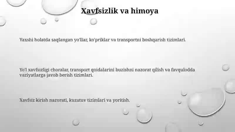 Avtomabil yoʻllarini jihozlash obyektlari 3