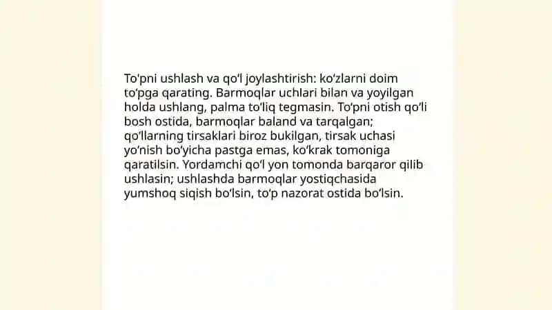 To'pni boshqarish texnikasi 3