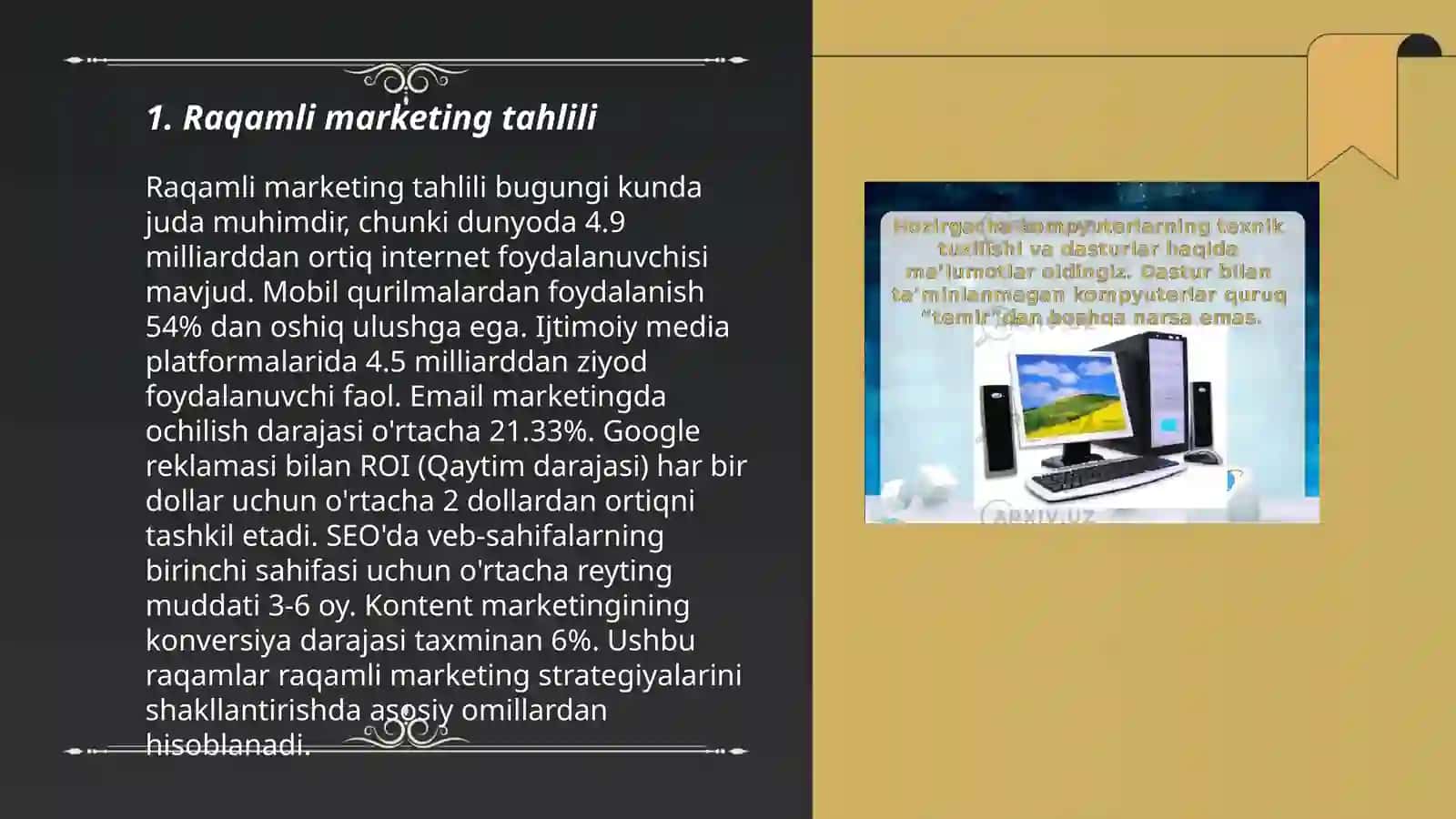 Raqamli marketing tahlili 3