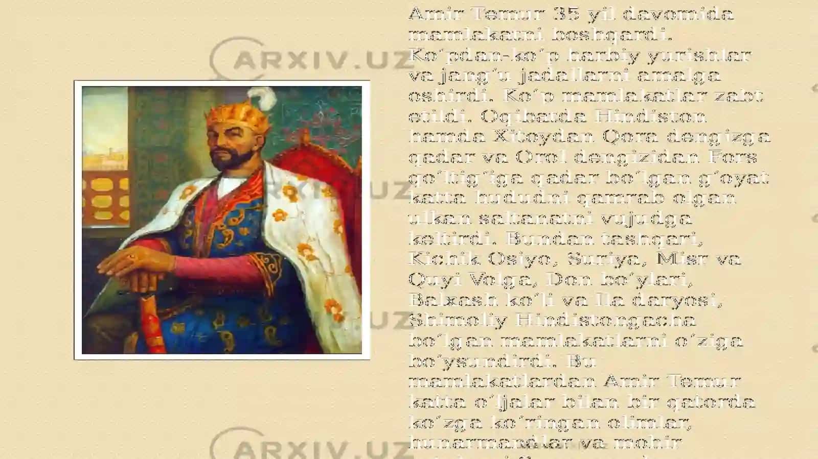 Amir Temur Davlati 3