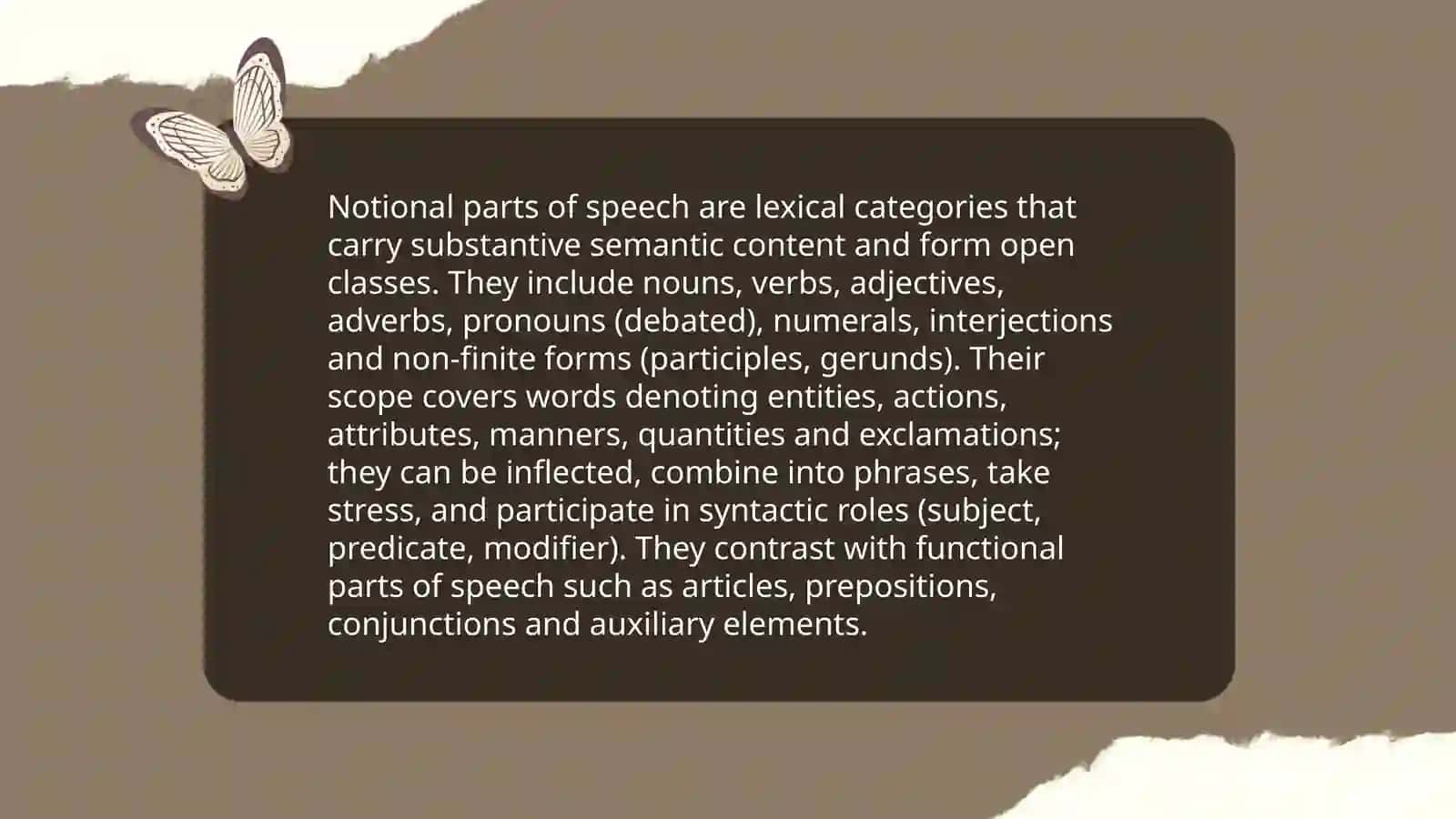 Notional parts of speech 3
