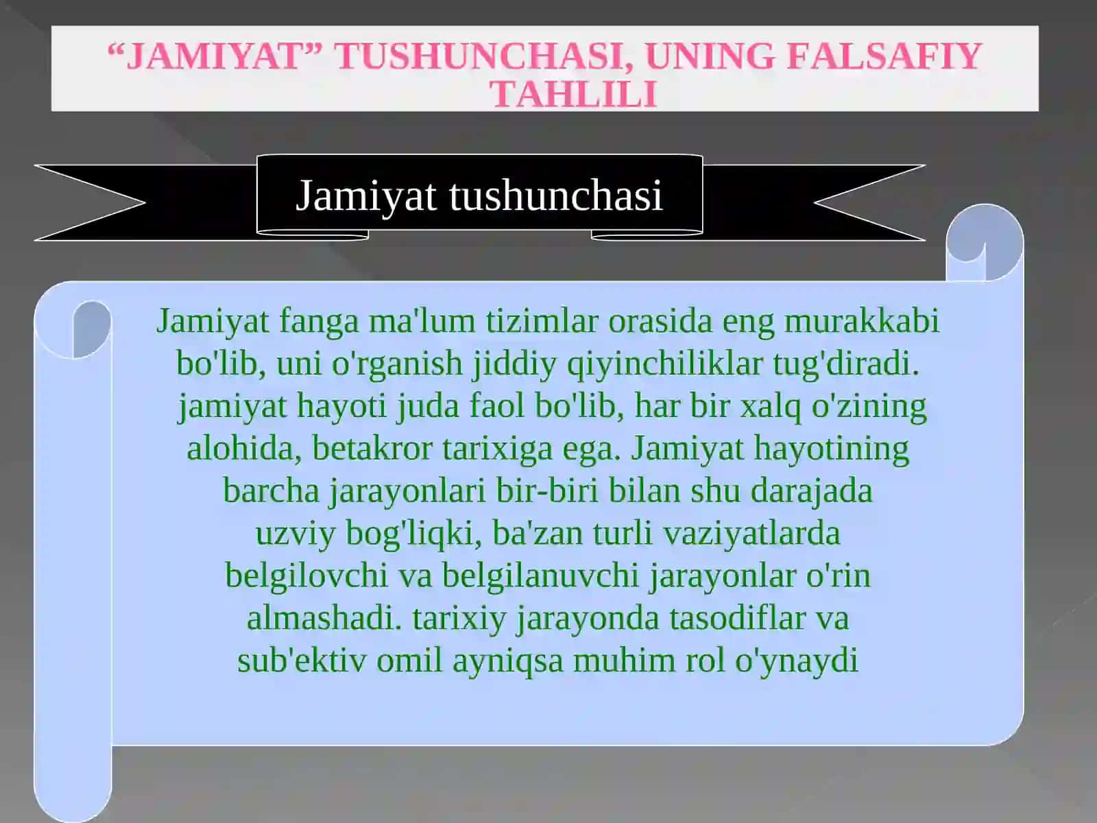 JAMIYAT FALSAFASI 3