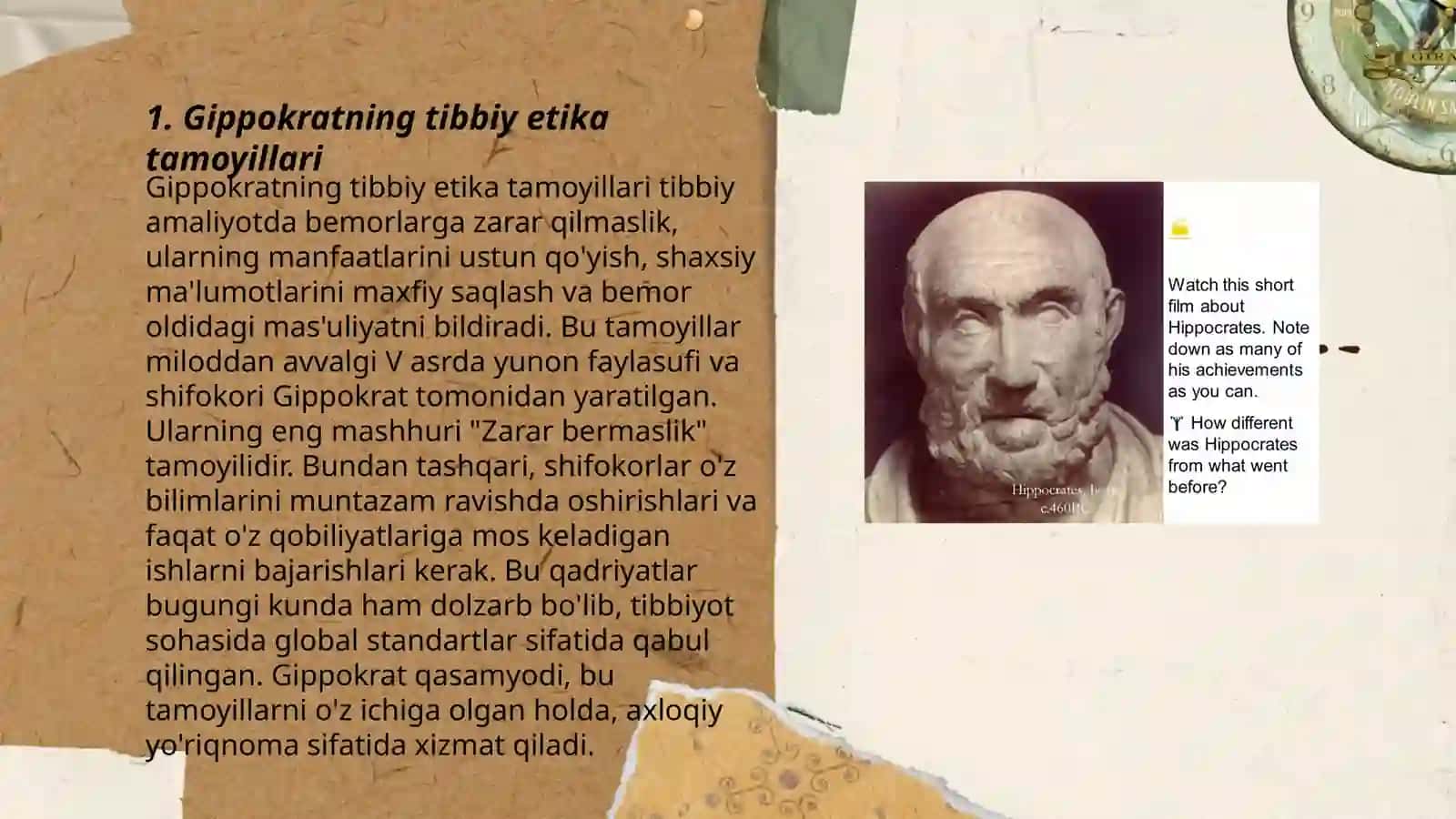 Gippokratning tibbiy etika tamoyillari 3