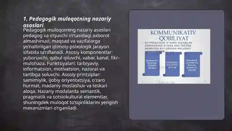 Pedagogik faoliyatda muloqot 3