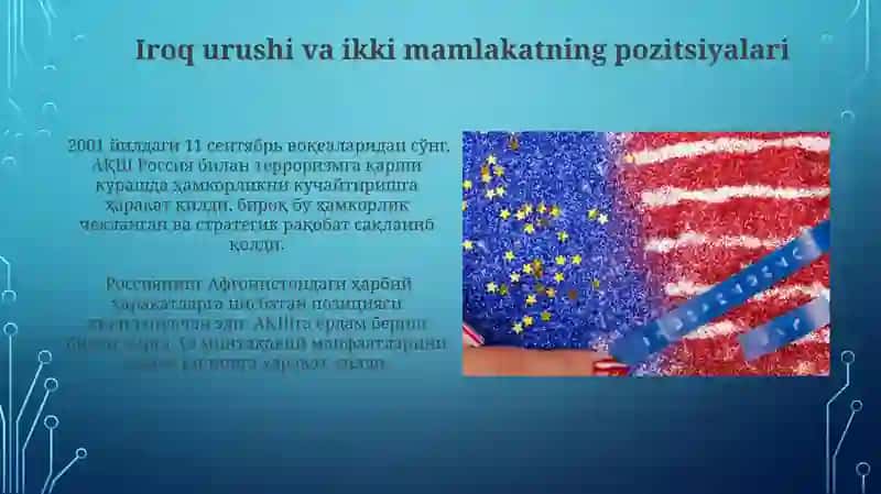 XXI asr boshlarida AQSh va Rossiya munosabatlari 3