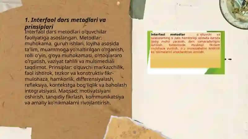 Ta'limning interfaol metod va strategiyalari 3