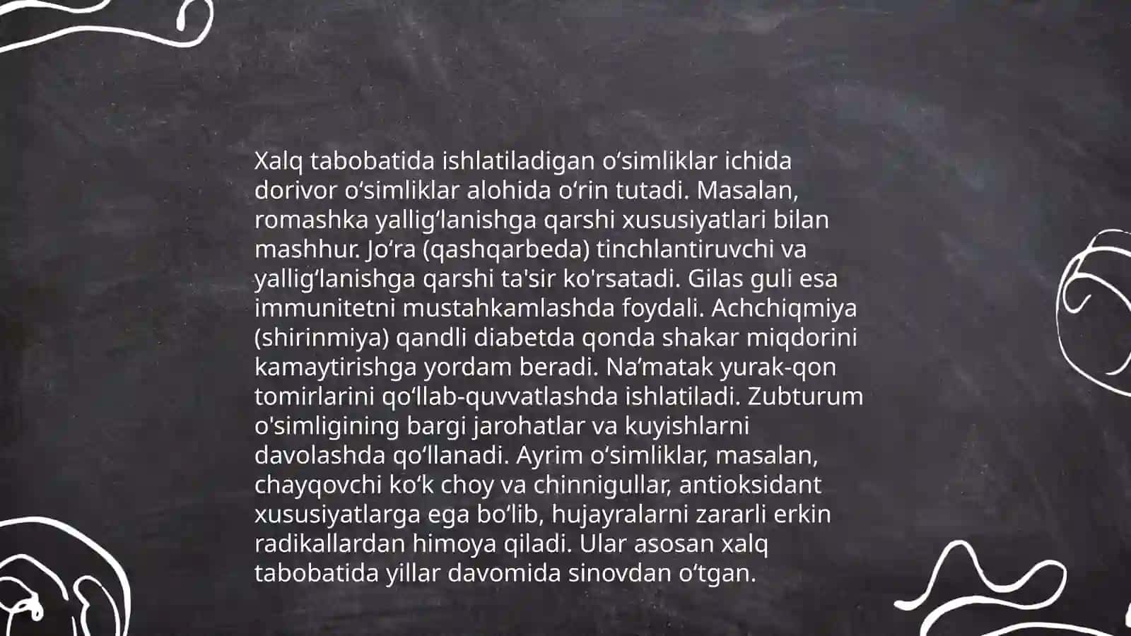 Xalq tabobatida foydalanish yoʻllari 3