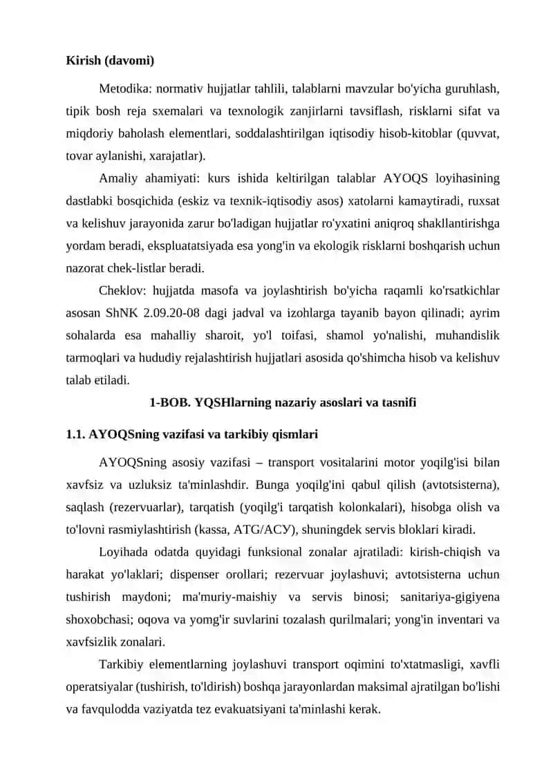 Mundarija (namunaviy) 3