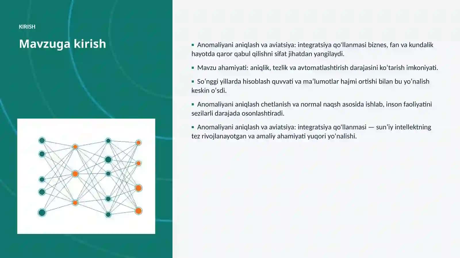 Anomaliyani aniqlash va aviatsiya: integratsiya qo'llanmasi 3