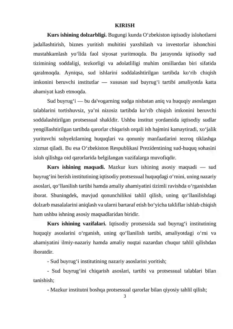 SUD BUYRUG’INI BERISH ASOSLARI 3