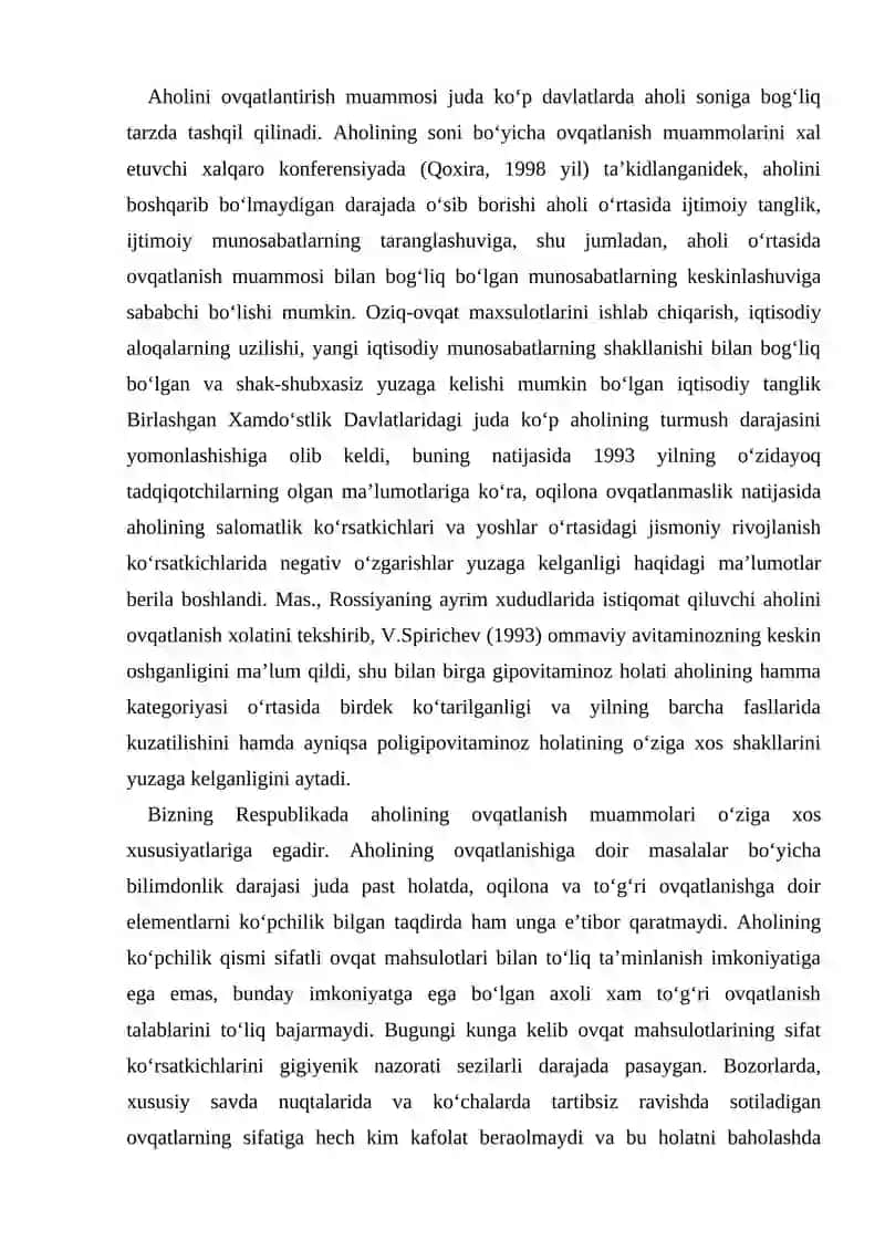 Ovqatlanish gigiyenasi 3